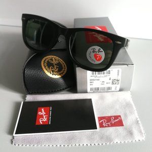 New Ray-ban RB2140 Polarized Black Frame 50/22 150 G-15 lens